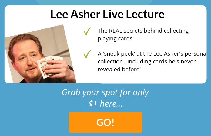 learn lee asher's secrets behind collecting playing cards